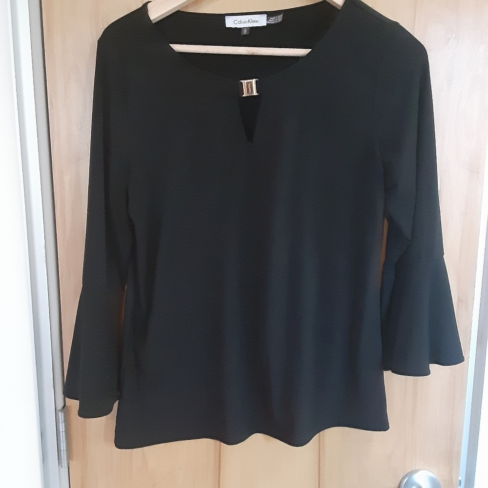 Calvin Klein Top with Flared Sleeves